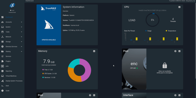Ошибка truenas netdata[67427]: CONFIG: cannot load cloud config ‘/var/lib/netdata/cloud.d/cloud.conf’. Running with internal defaults
